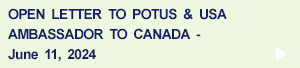 Open Letter re. Doing Business in Canada