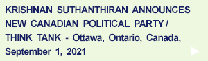 New Canadian Political Party / Think Tank - September 1, 2021