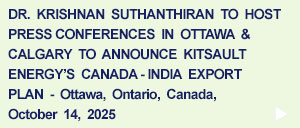 Kitsault Energy's Canada-India Export Plan, October 14, 2025