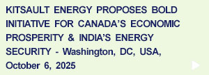 Kitsault Energy Proposes Bold Initiative for Canada’s Economic Prosperity and India’s Energy Security