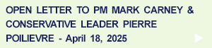 Letter to Mark Carney & Pierre Poilievre