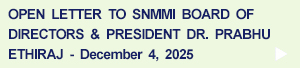 Open Letter to SNMMI Board of Directors, December 4, 2025