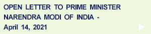 Open Letter to PM Modi of India